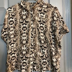 Abstract Pattern Blouse